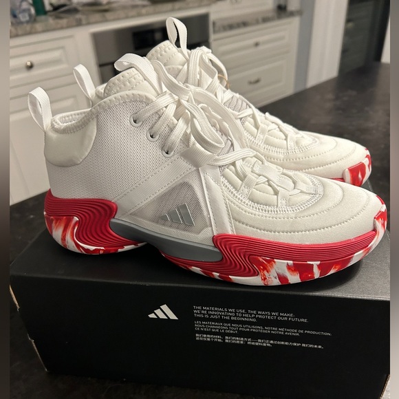 NWT Adidas Exhibit Select Mid Women’s 7.5 Basketball Shoes - Picture 1 of 15